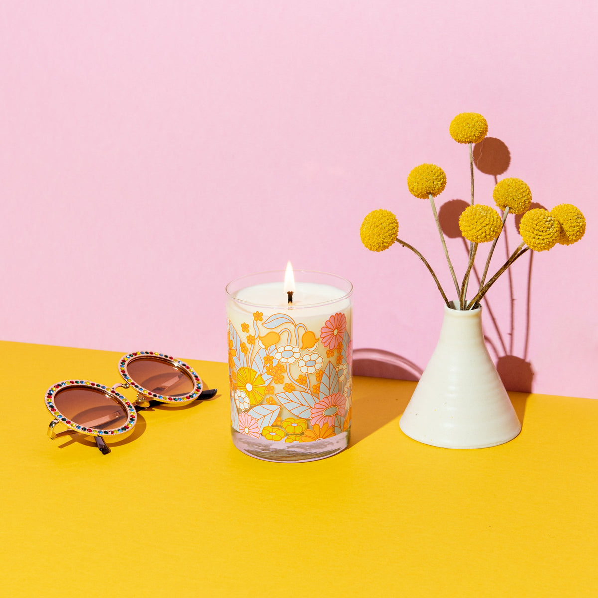 Candle Rocks Glass - Delightful