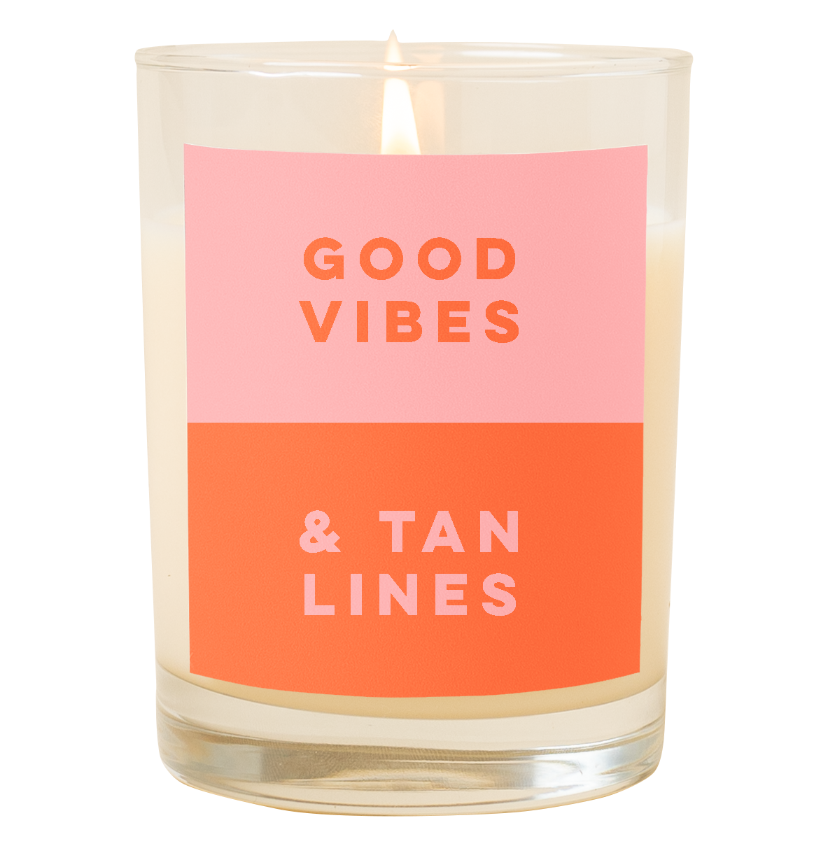Candle Rocks Glass - Color Me Happy
