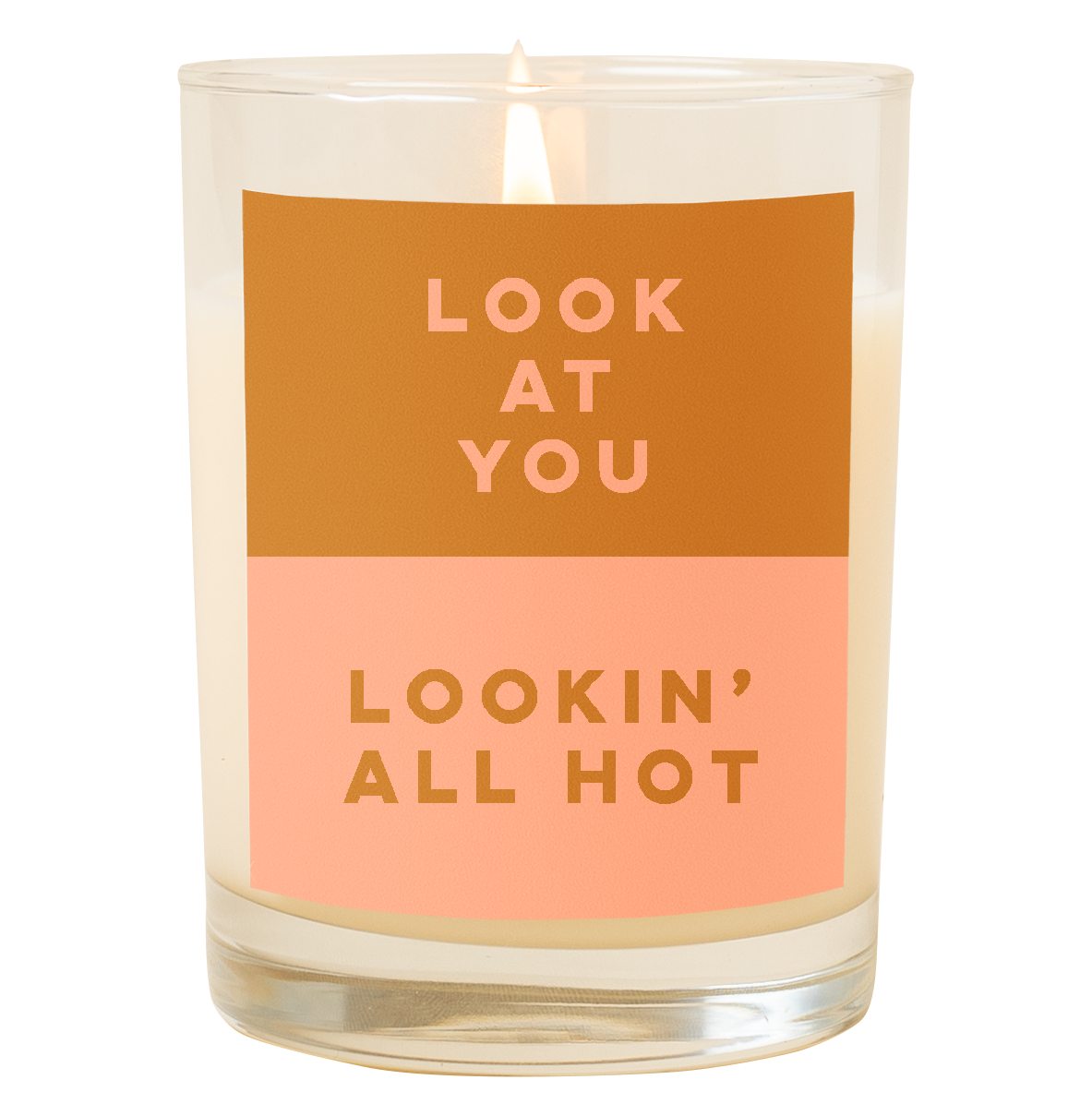 Candle Rocks Glass - Color Me Happy