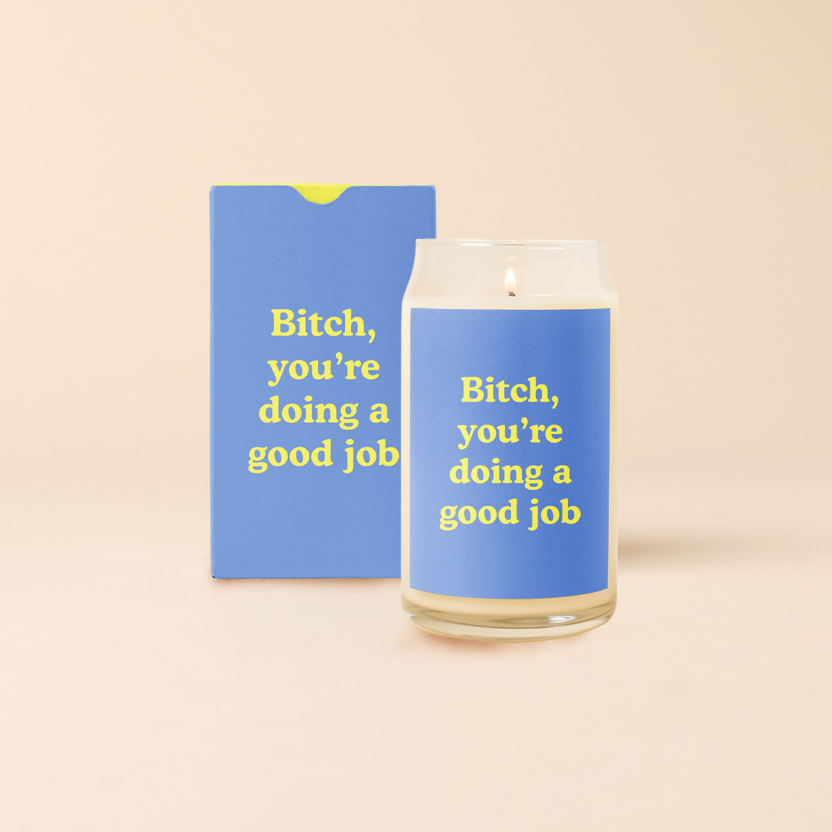 Candle Can Glass - Yippie