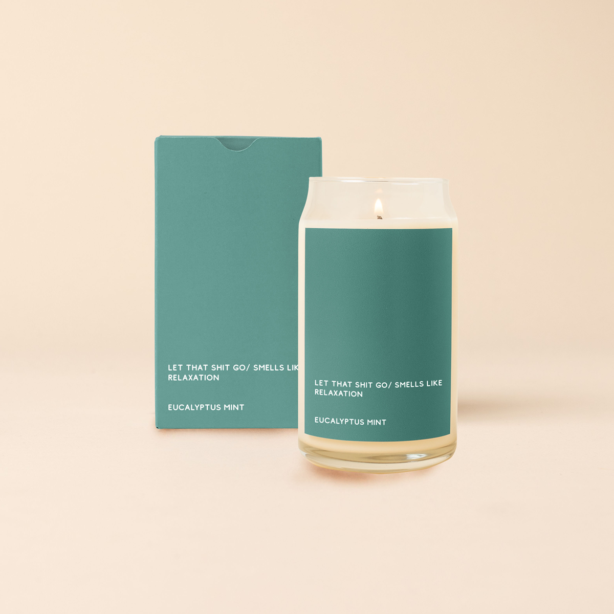 Candle Can Glass - Good Vibes Only