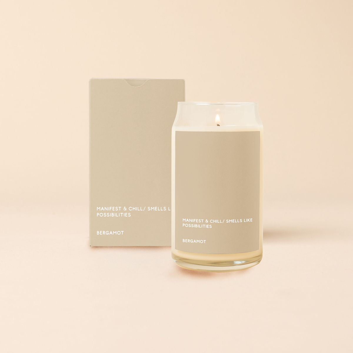 Candle Can Glass - Good Vibes Only