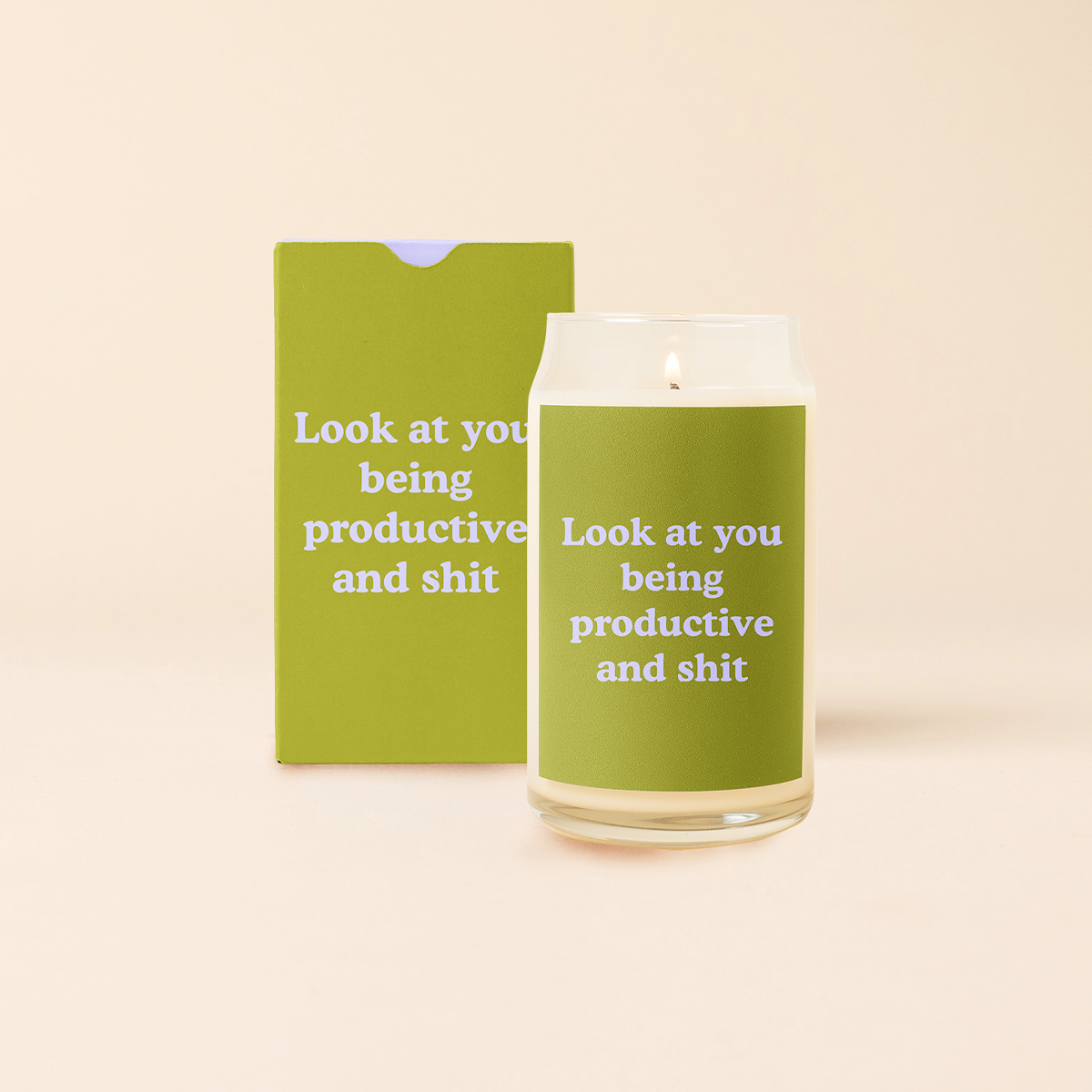Candle Can Glass - Yippie