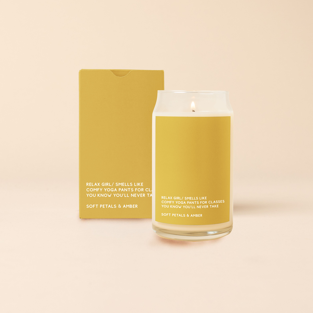 Candle Can Glass - Good Vibes Only