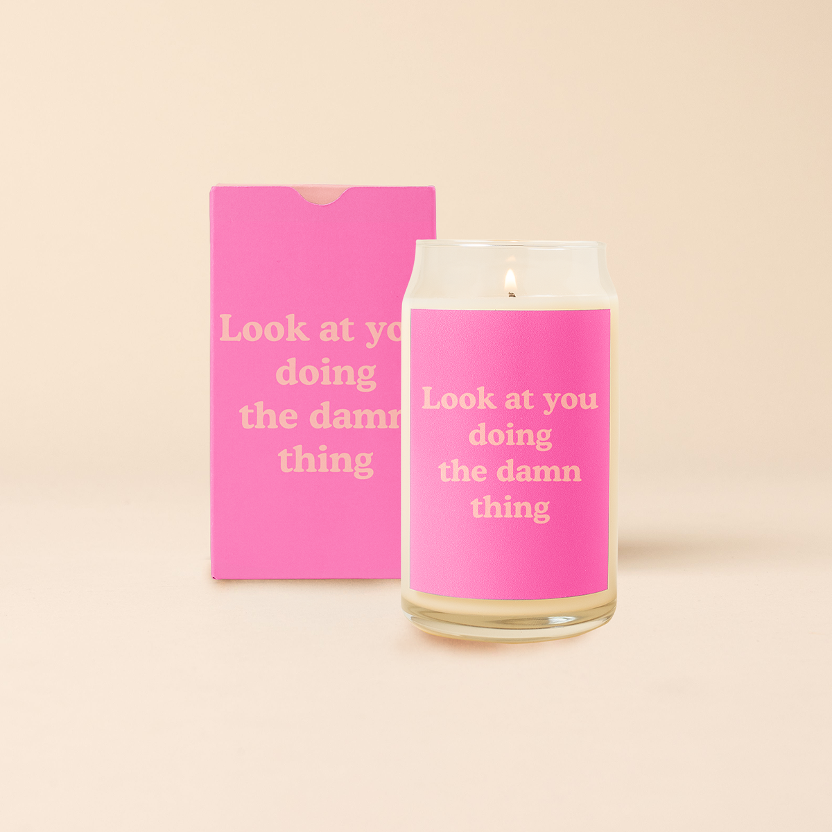 Candle Can Glass - Yippie