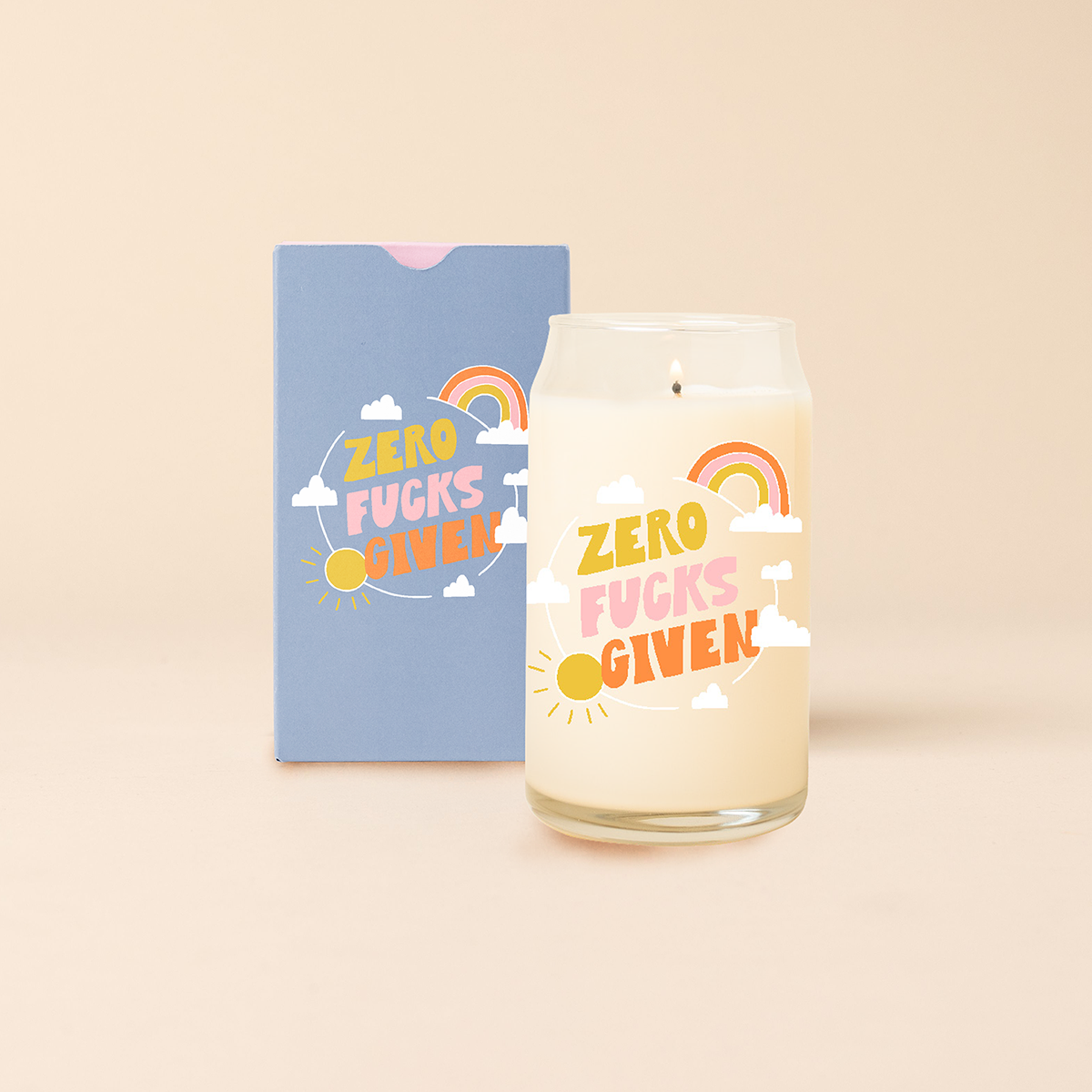 Candle Can Glass - Toot Sayings