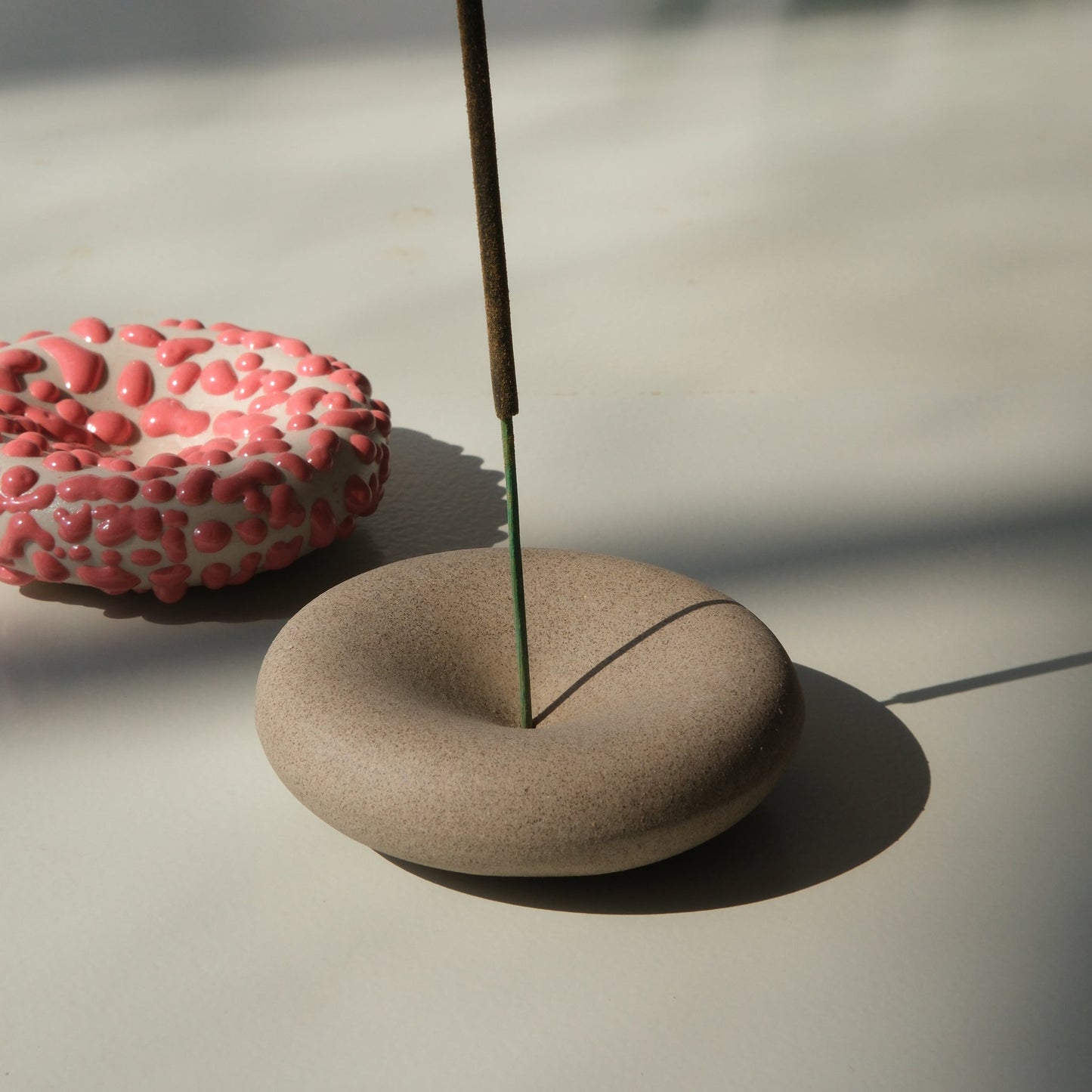 Handmade Stoneware Incense Holder Eve