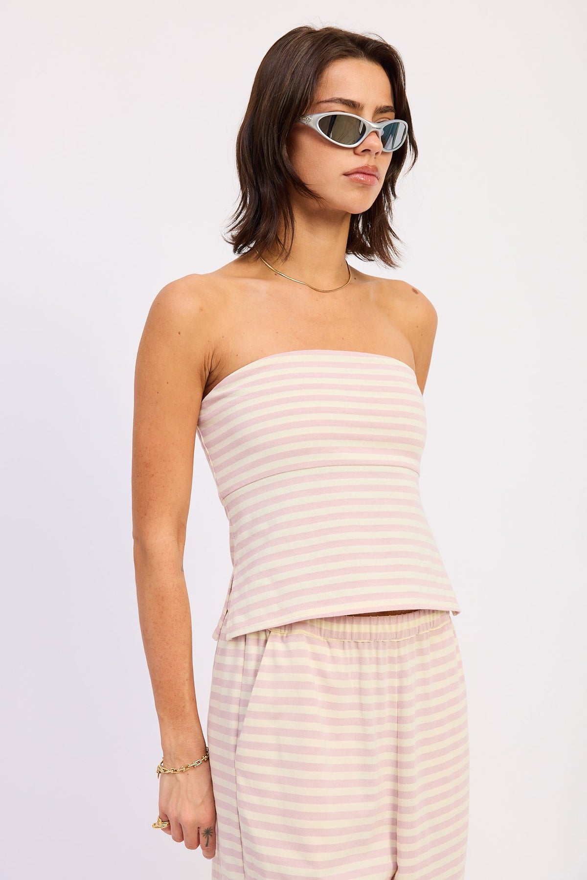 Nerina Stripe Tube Top