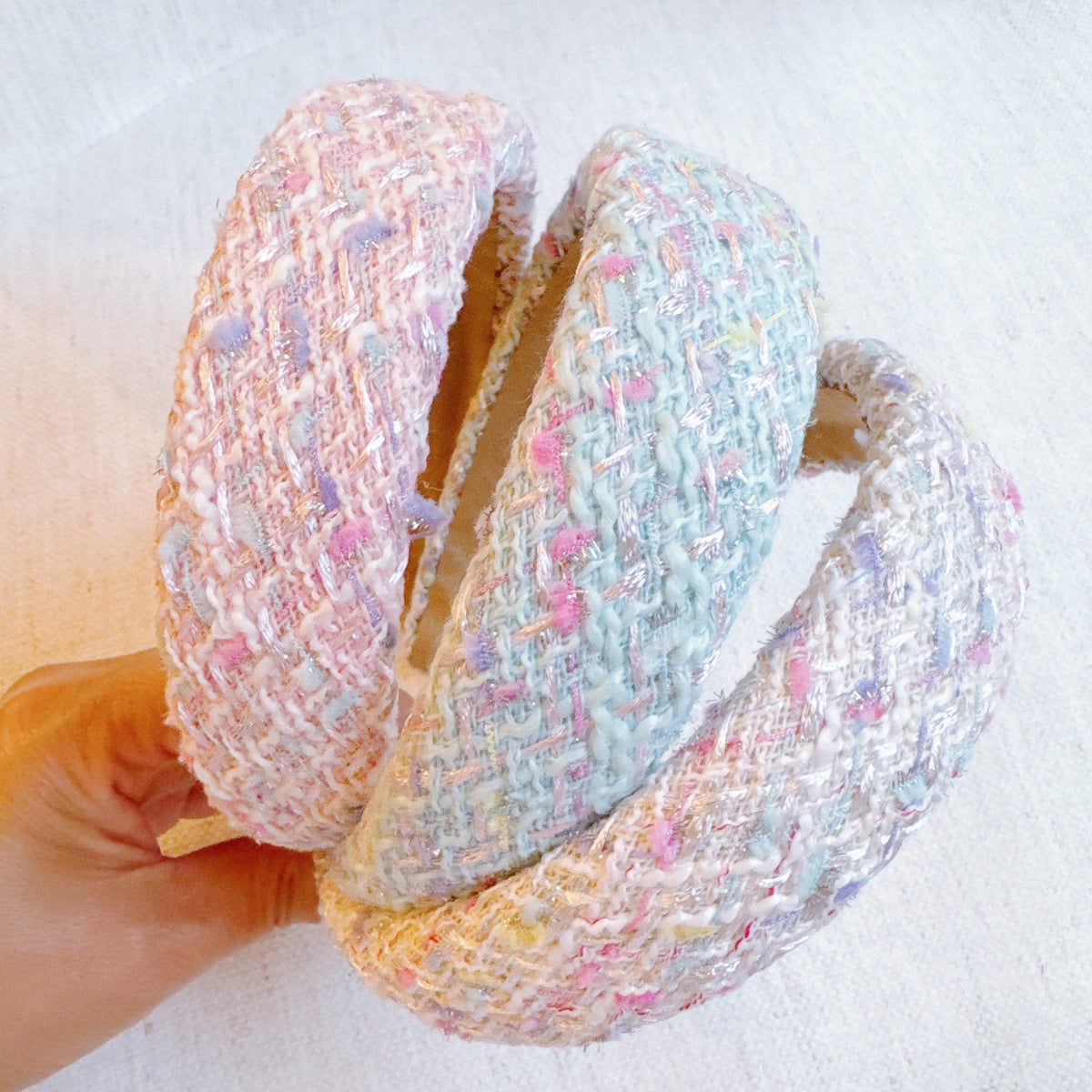 Pastel Precious Tweed Headband