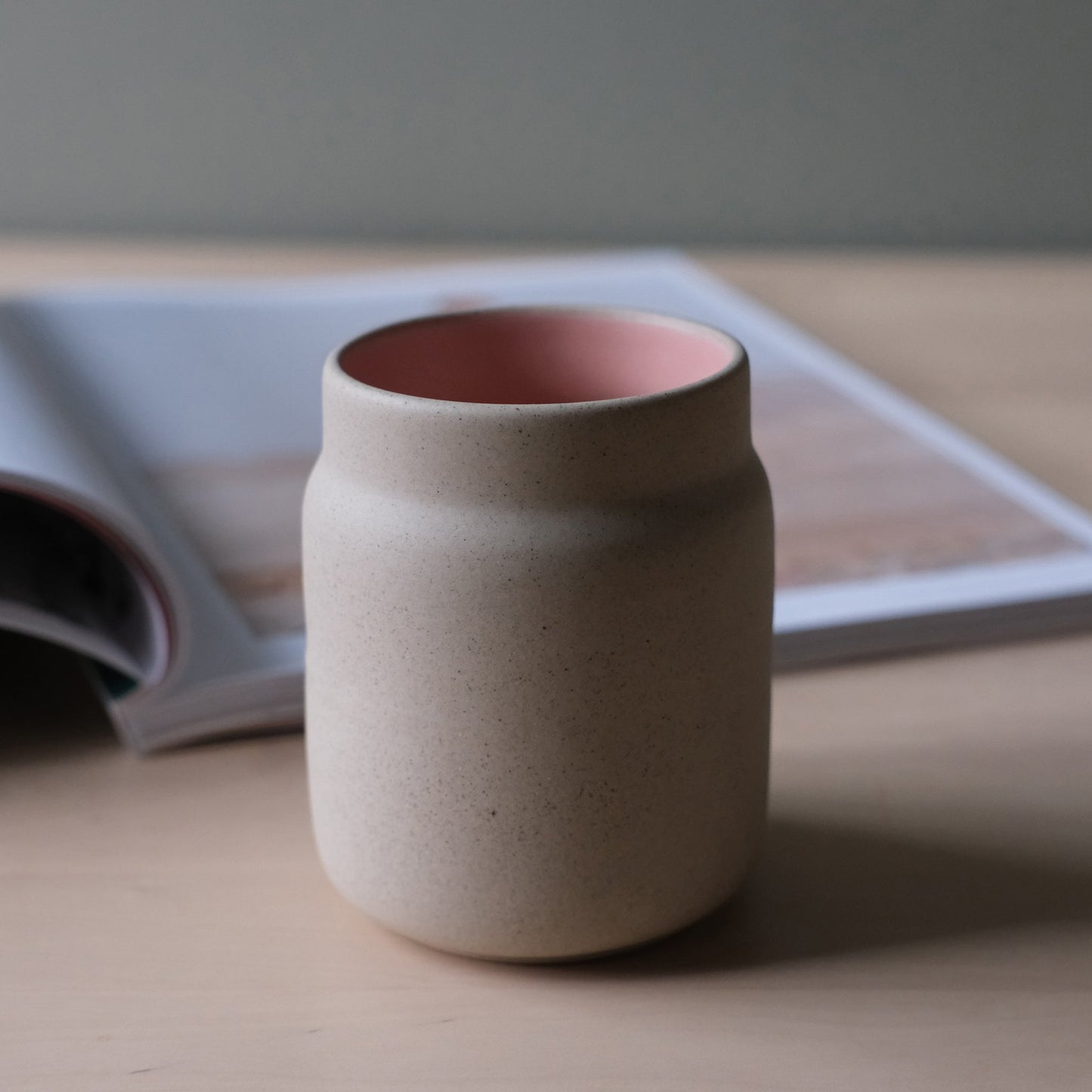Coffee Tumbler Stoneware Mug