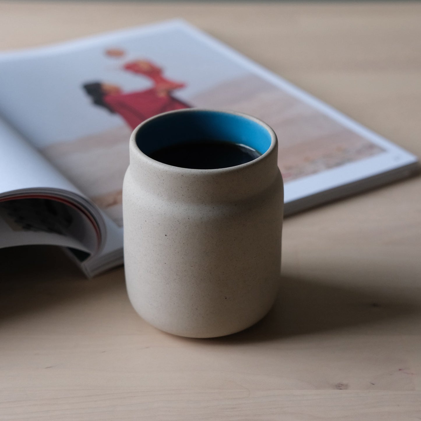 Coffee Tumbler Stoneware Mug