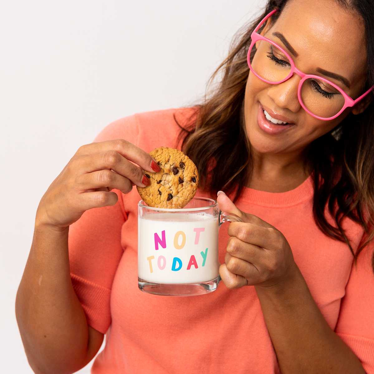 Not Today Glass Mug