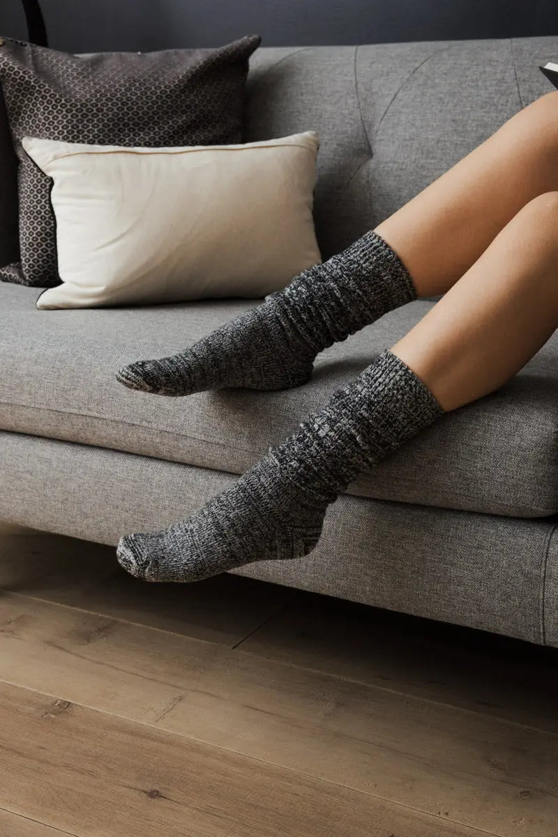 Pastel Dreams Slouchy Knit Socks - Casual Knitwear š§¦