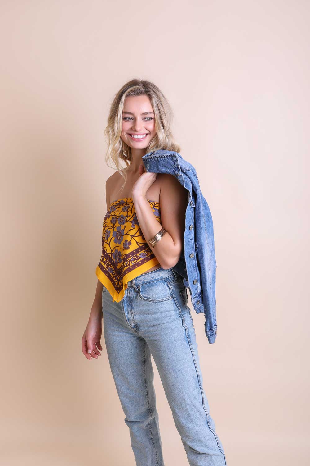 Oversized Floral Anemone Bandana Hats & Hair