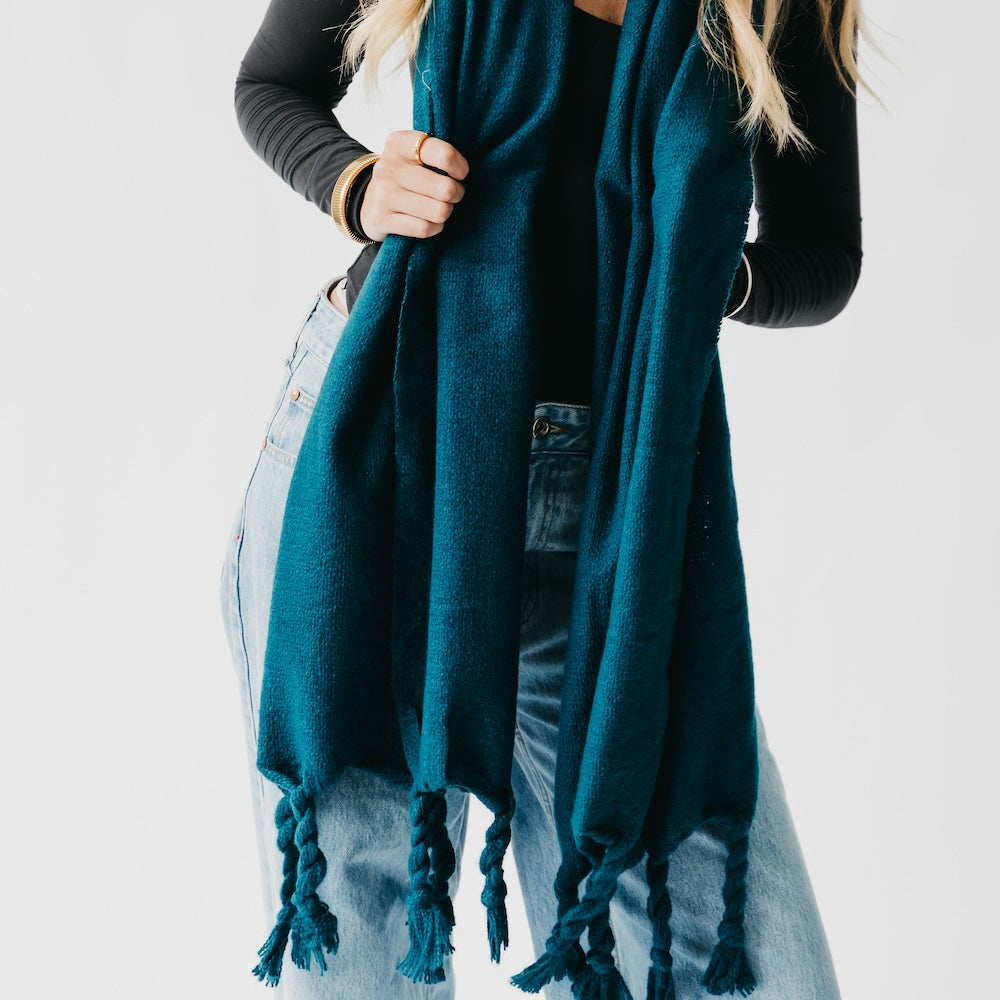 Twyla Twisted Tassel Scarf