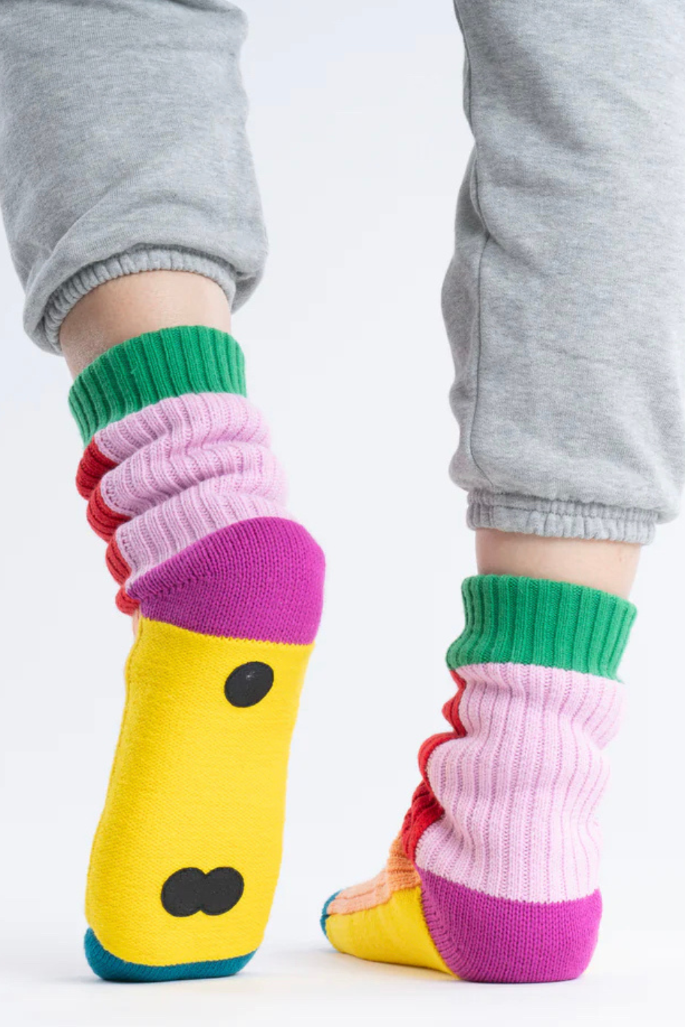 Kaleidoscope Knit House Socks