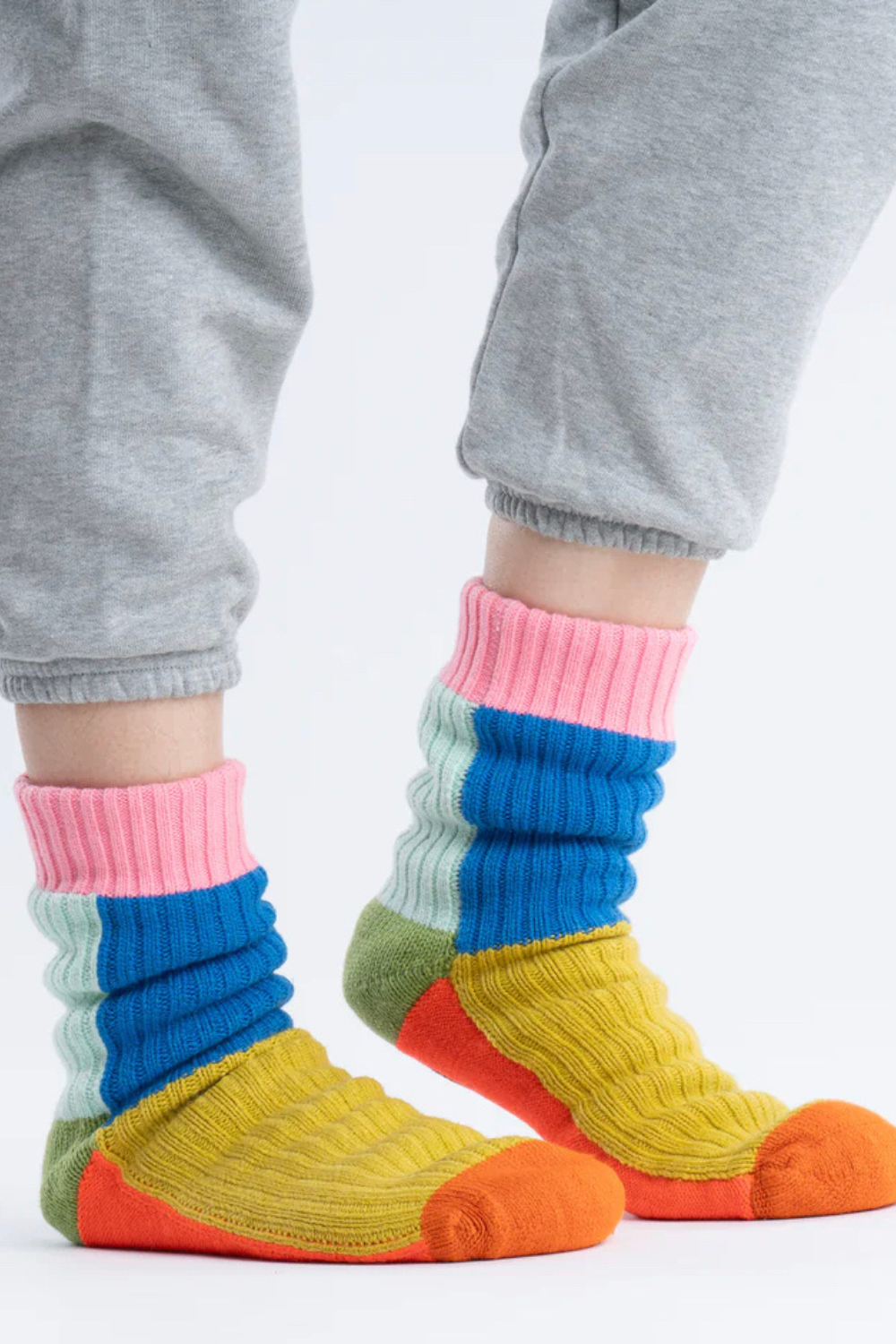 Kaleidoscope Knit House Socks