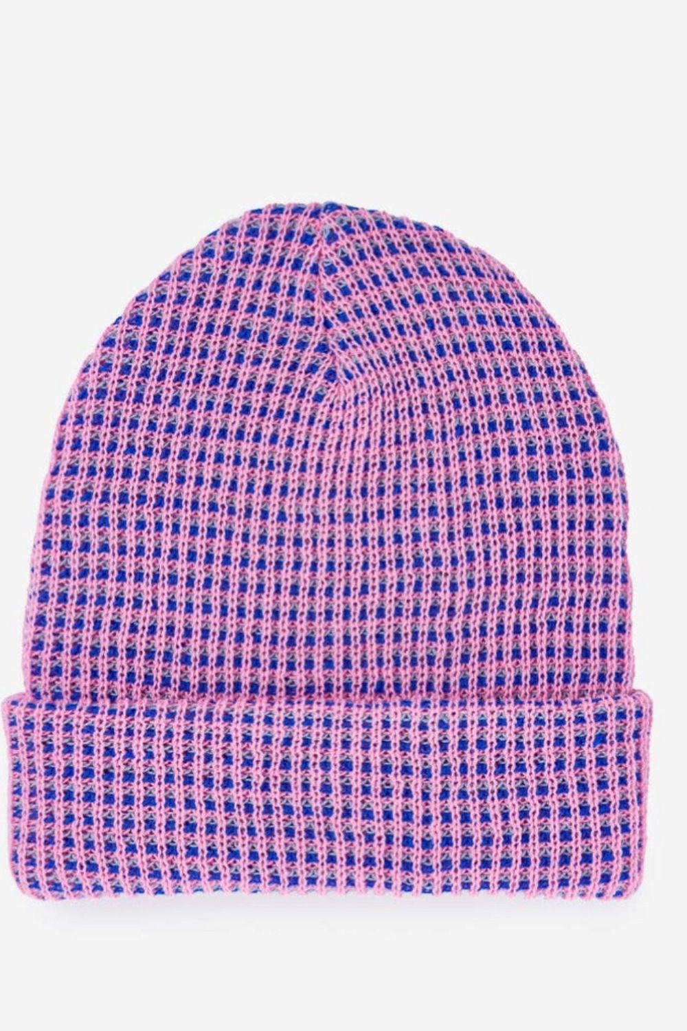 Simple Grid Knit Beanie