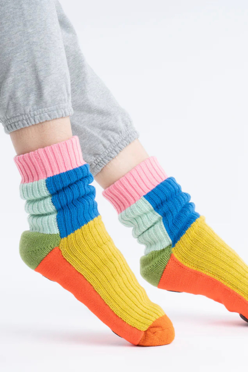 Kaleidoscope Knit House Socks