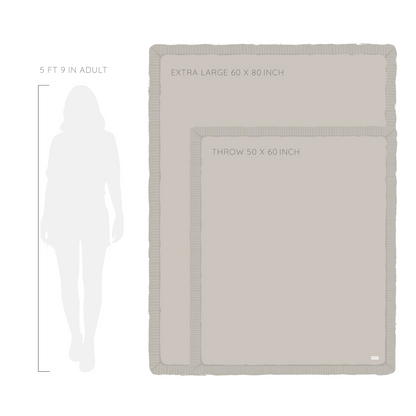 Luxury Cozy Faux Fur XL Throw Blanket for Couch & Bed Saranoni