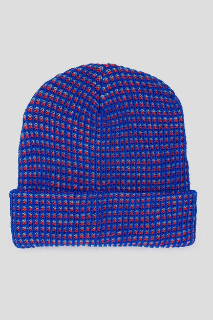 Simple Grid Knit Beanie