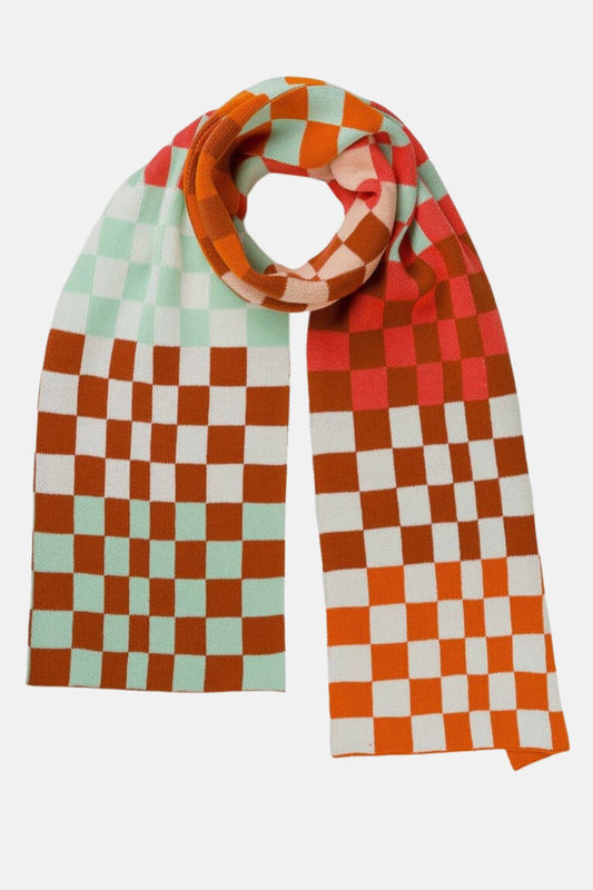 Checkeredboard Stripe Scarf