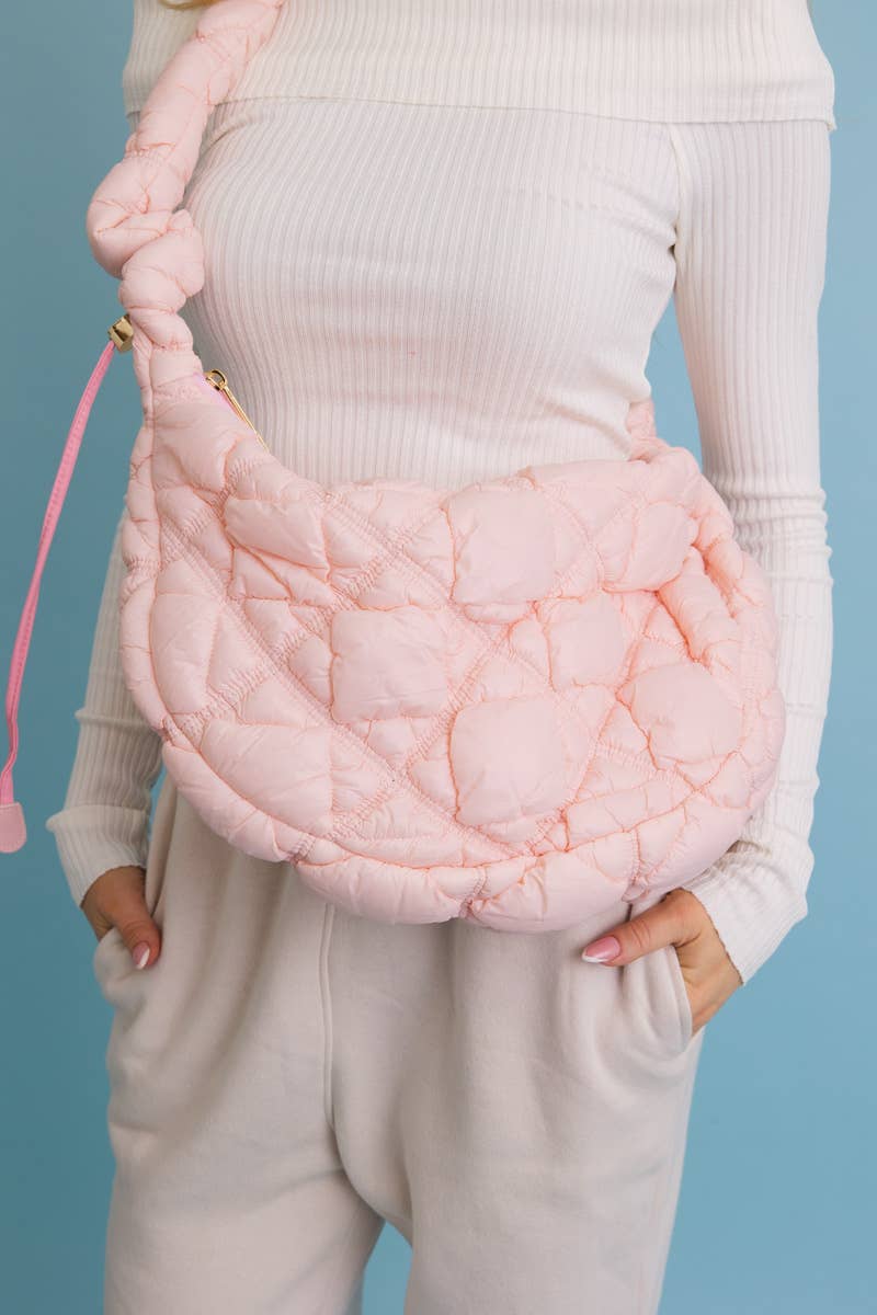 Carry All Quilted Puffer Crossbody Bag ☁️