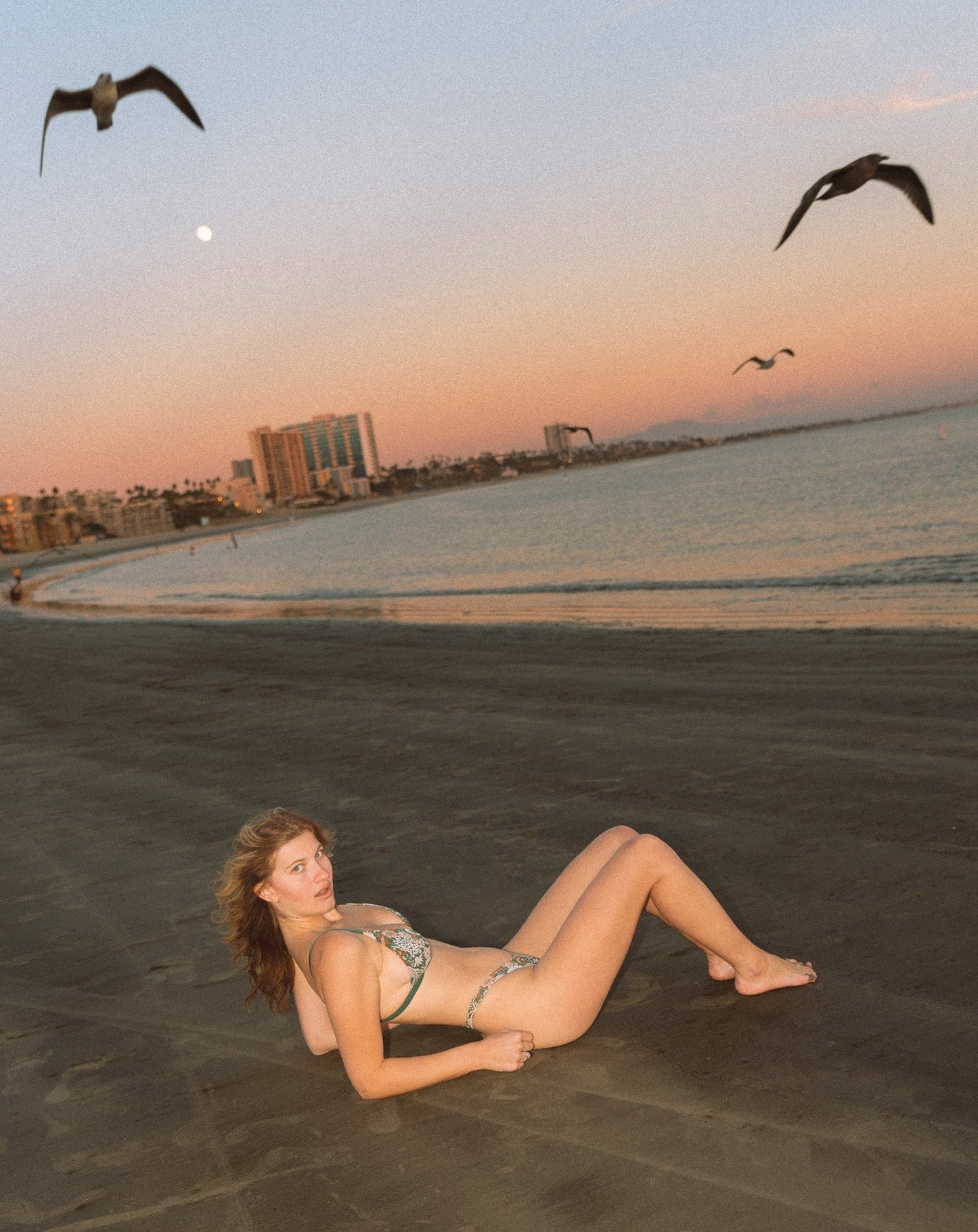 Floral Triangle Bralette - Organic Cotton