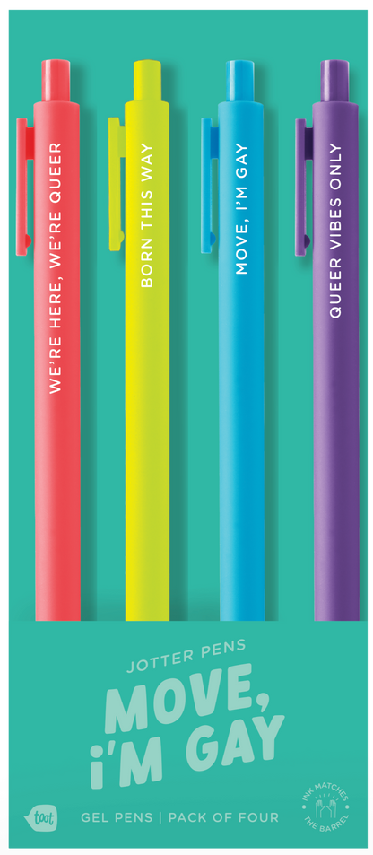 Jotter Sets 4 Pack Colorful Pens