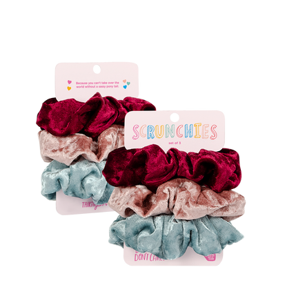 Velvet Scrunchie Set