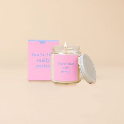 Candle Jar w/Lid - Yippie Affirmations