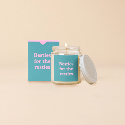 Candle Jar w/Lid - Yippie Affirmations