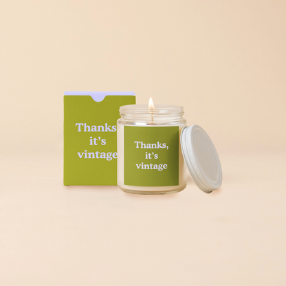 Candle Jar w/Lid - Yippie Affirmations