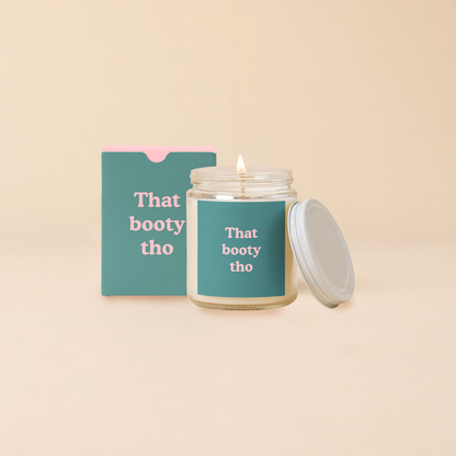 Candle Jar w/Lid - Yippie Affirmations