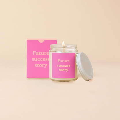 Candle Jar w/Lid - Yippie Affirmations