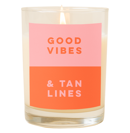 Candle Rocks Glass - Color Me Happy