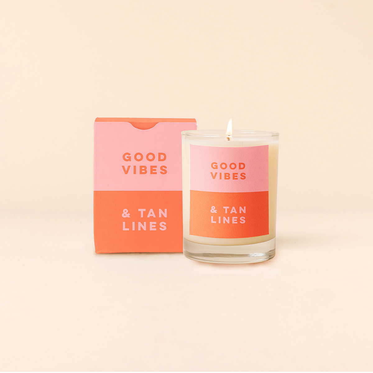 Candle Rocks Glass - Color Me Happy