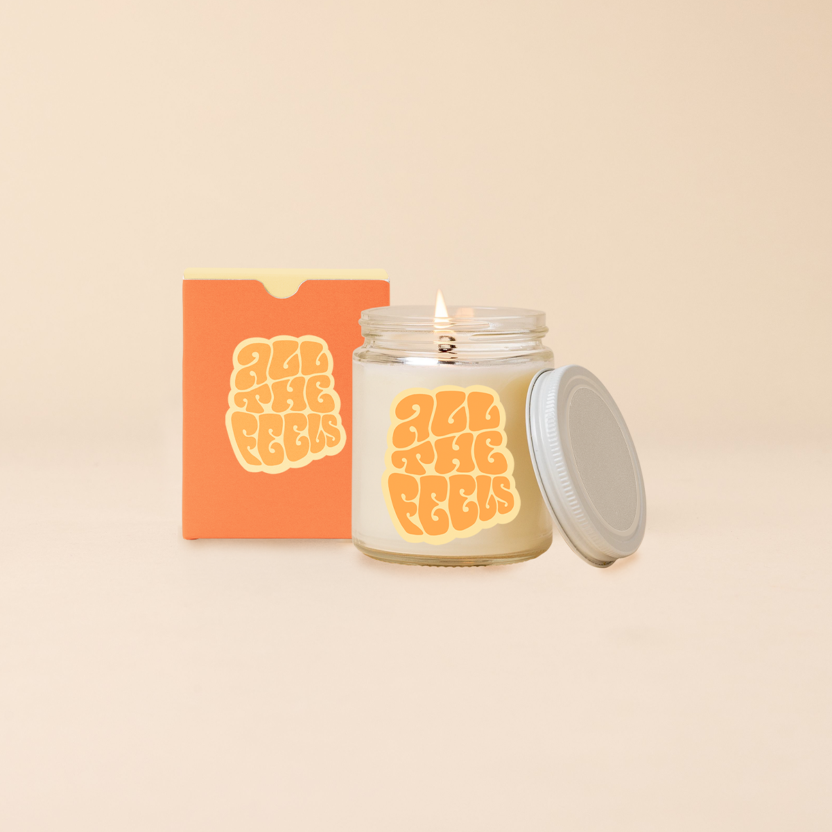 Candle Jar w/Lid - Toot Sayings