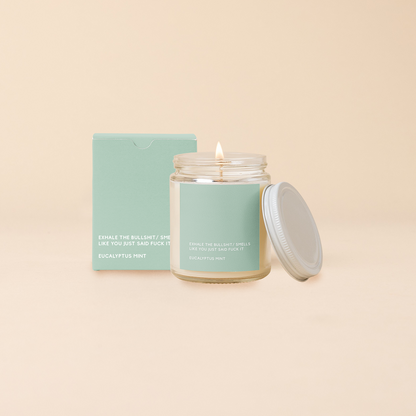 Candle Jars w/Lid - Good Vibes Only