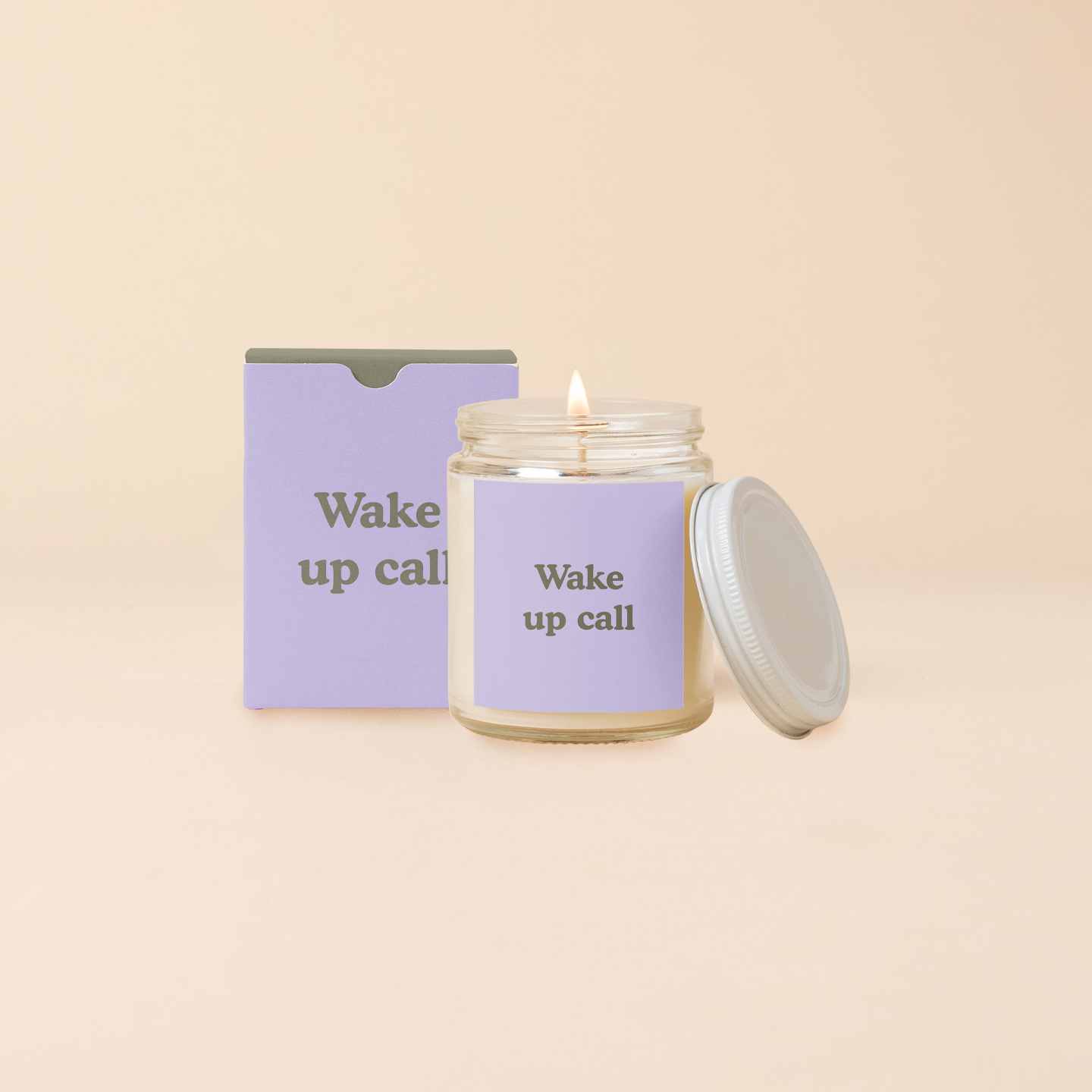 Candle Jar w/Lid - Yippie Affirmations