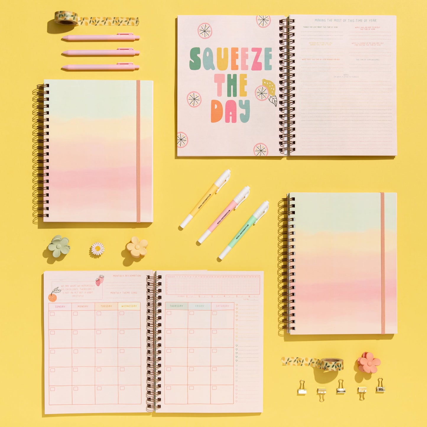 Undated Perpetual Goal Setting Planner