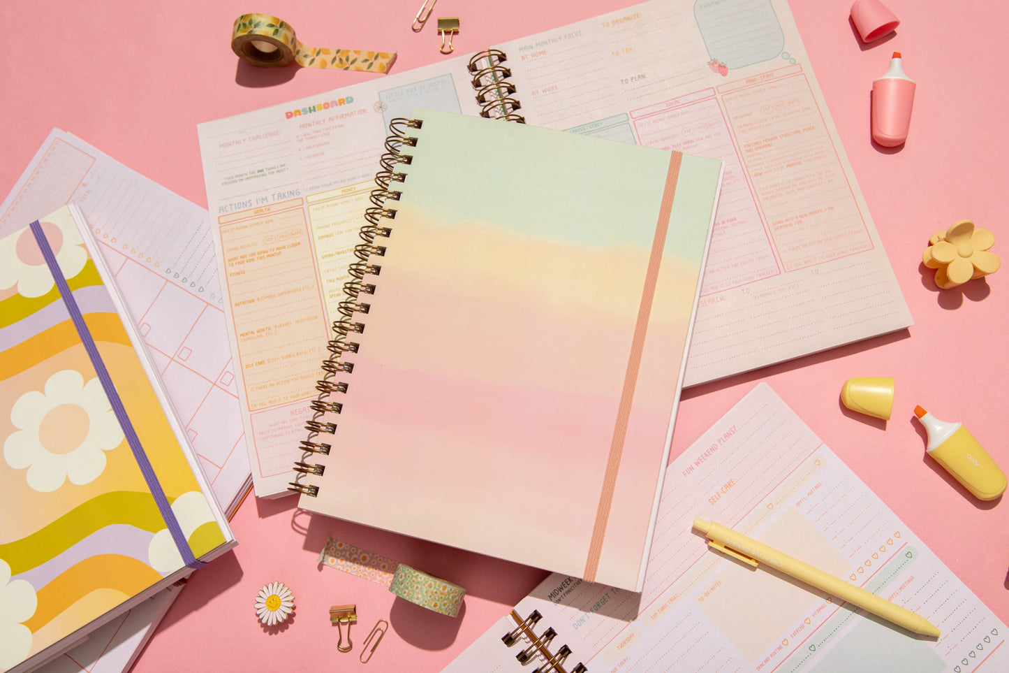 Undated Perpetual Goal Setting Planner