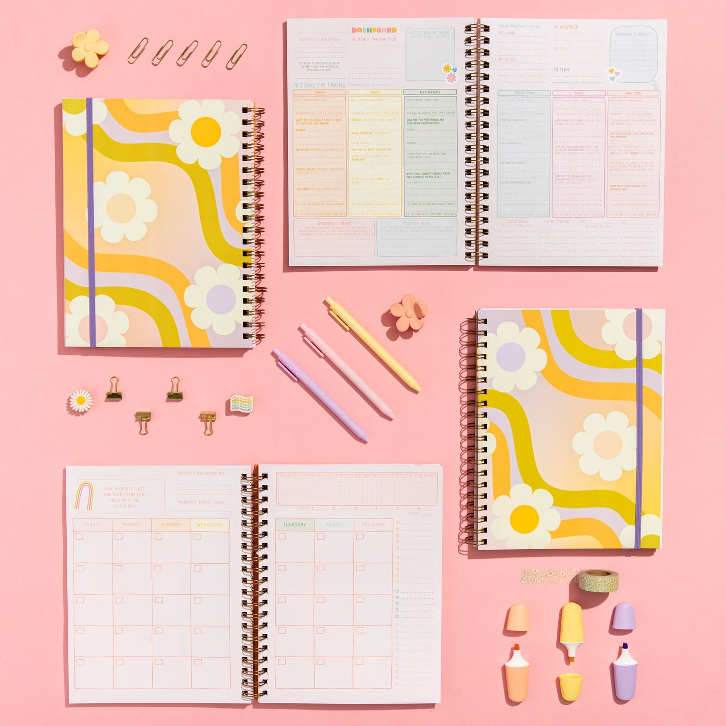 Undated Perpetual Goal Setting Planner