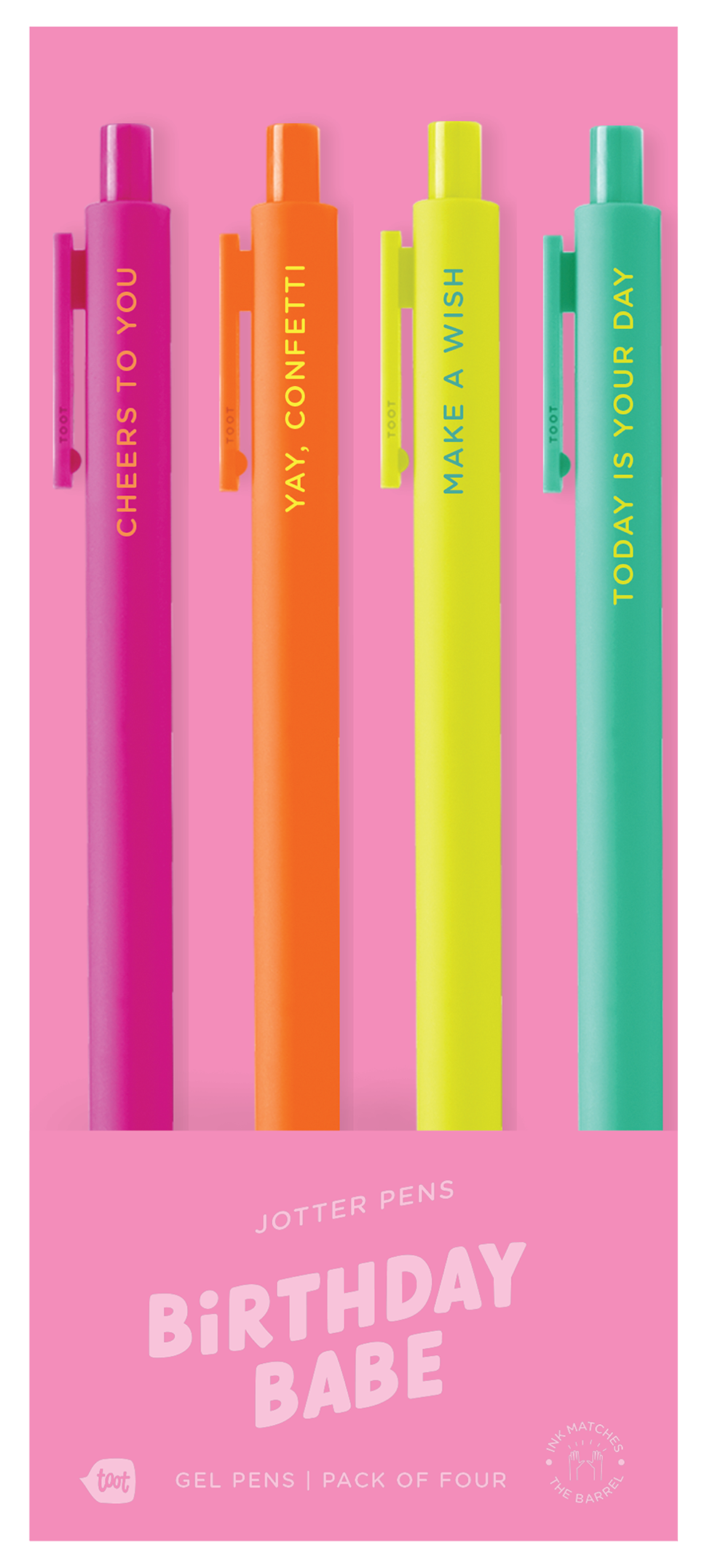 Jotter Sets 4 Pack Colorful Pens