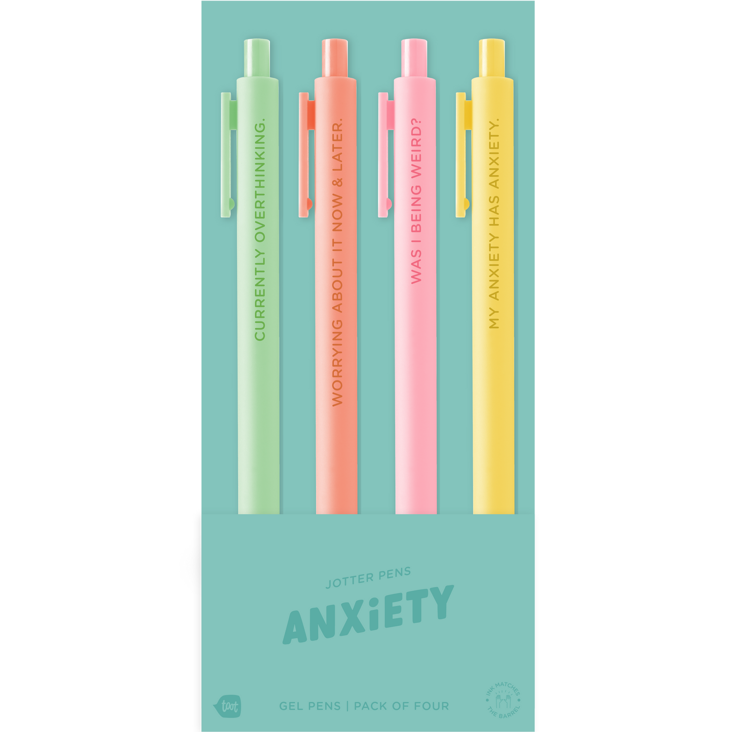 Jotter Sets 4 Pack Colorful Pens