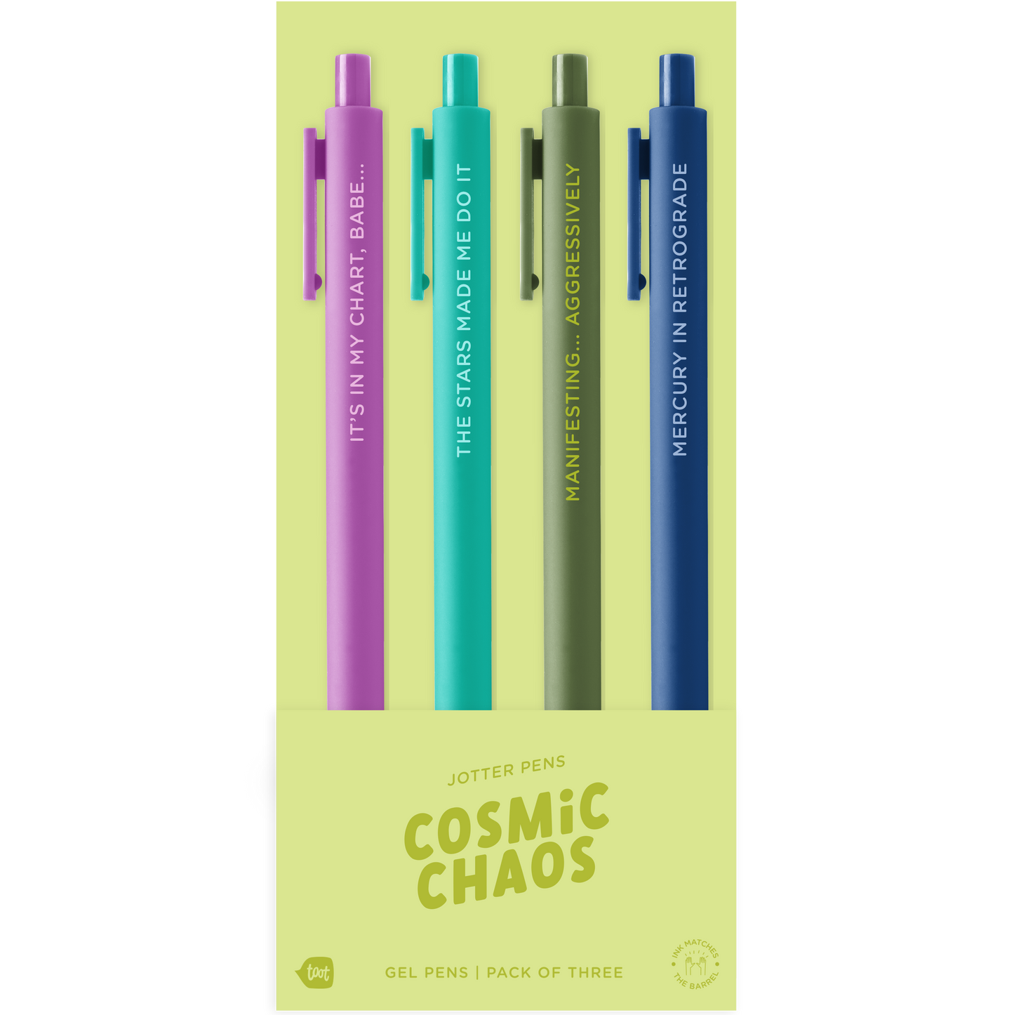 Jotter Sets 4 Pack Colorful Pens
