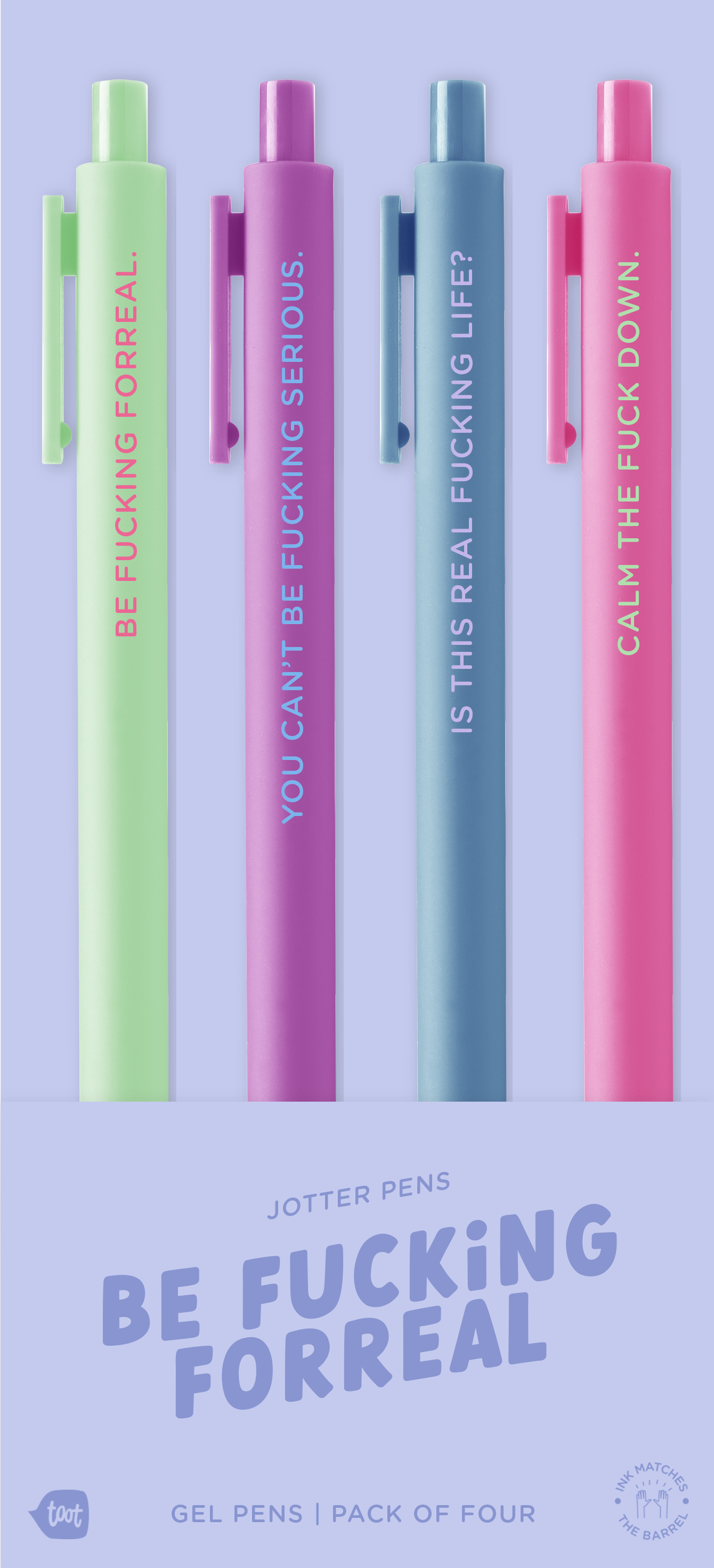 Jotter Sets 4 Pack Colorful Pens