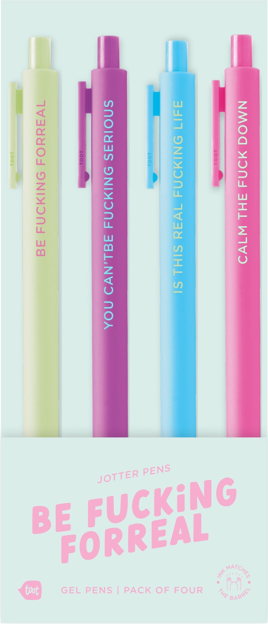 Jotter Sets 4 Pack Colorful Pens