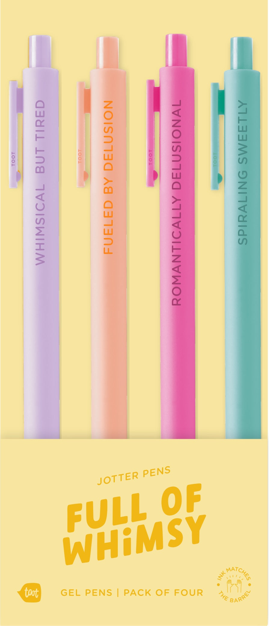 Jotter Sets 4 Pack Colorful Pens
