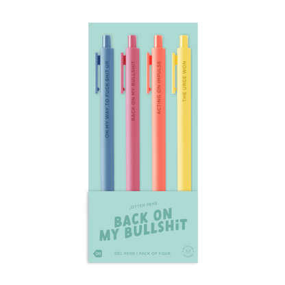 Jotter Sets 4 Pack Colorful Pens